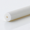 Courroie ronde en polyuréthane avec tirant 92 ShA blanc lisse Ø 6mm